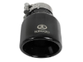 Picture of aFe Takeda Universal Exhaust Tip 2-1/2 IN Inlet x 4 IN Outlet x 6 IN L- Black