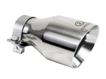 Picture of aFe Takeda Universal Exhaust Tip 3 IN Inlet x 5 IN Outlet x 9 IN L- Polished