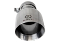 Picture of aFe Takeda Universal Exhaust Tip 3 IN Inlet x 5 IN Outlet x 9 IN L- Polished