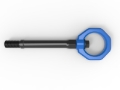 Picture of aFe CONTROL Front Tow Hook Chevrolet Corvette (C8) 20-25 V8-6.2L- Blue