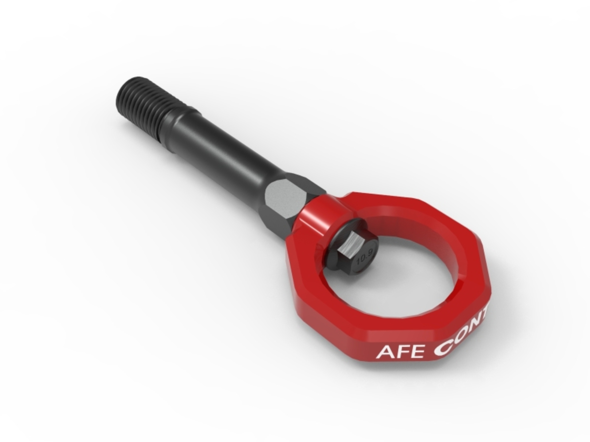 Picture of aFe CONTROL Front Tow Hook Nissan Z 23-25 V6-3.0LRed
