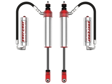 Picture of aFe Sway-A-Way 2.5 Front Shock Kit w/Remote Reservoirs for 2-3.5 IN Lifts Ford F-250/F-350 17-24 4WD