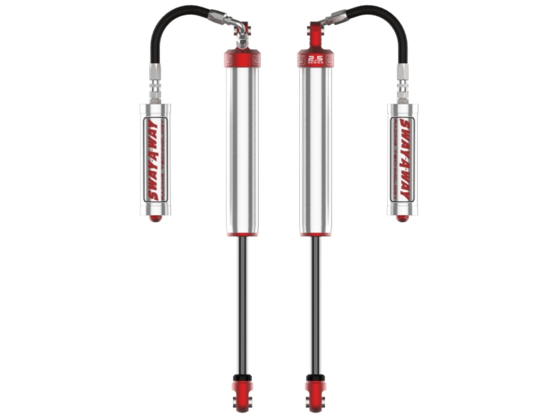 Picture of aFe Sway-A-Way 2.5 Rear Shock Kit w/ Remote Reservoirs for 0-1.5 IN Lifts Ford F-250/F-350 17-24 4WD