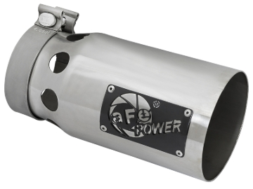 Picture of aFe Rebel XD Series Universal Exhaust Tip 4 IN Inlet x 5 IN Outlet x 10 IN L- Polished Tip