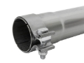Picture of aFe MACH Force-Xp Resonator Delete Pipe 3 IN Inlet/Outlet x 3 IN Dia. x 19 IN Overall L w/ Clamps