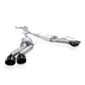 Picture of Stainless Works 22-25 Cadillac CT5-V Blackwing Catback Exhaust - Black Chrome Tips