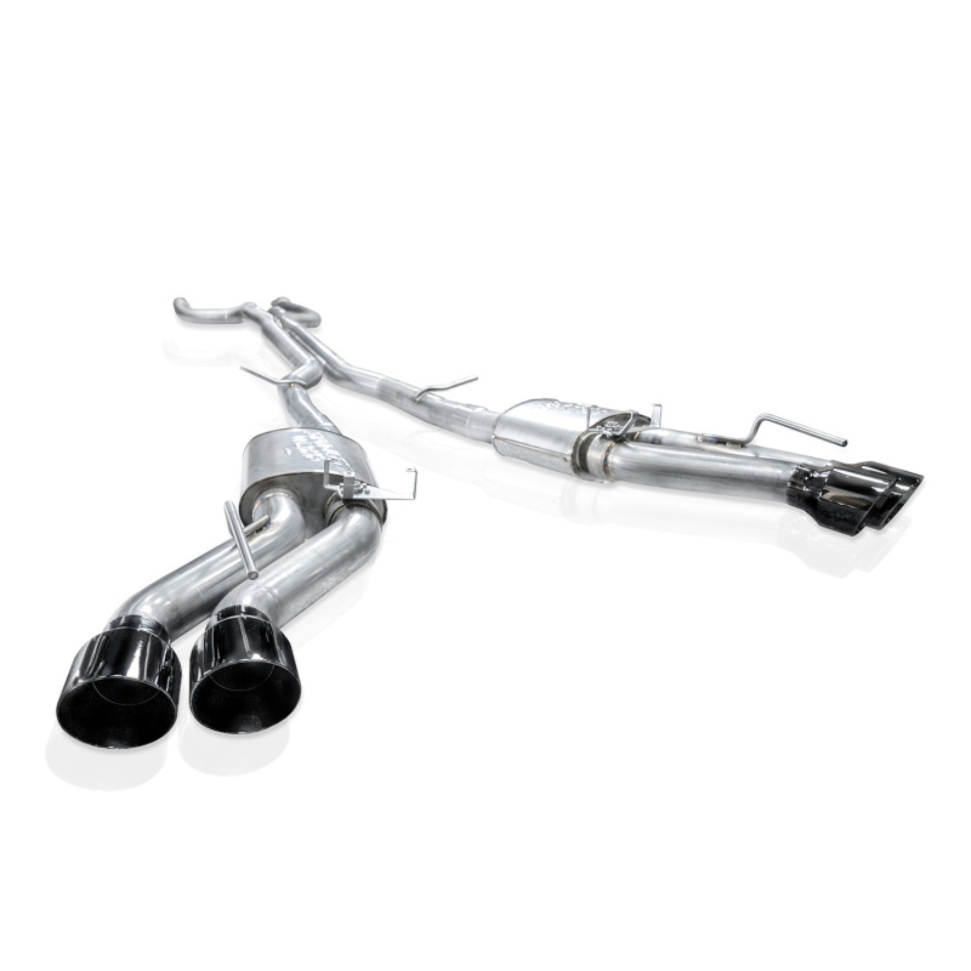 Picture of Stainless Works 22-25 Cadillac CT5-V Blackwing Catback Exhaust - Black Chrome Tips