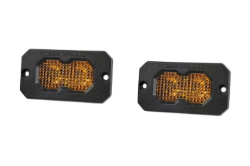 Picture of Diode Dynamics C2 2.0 Pro Yellow Flood Flush ABL (Pair)