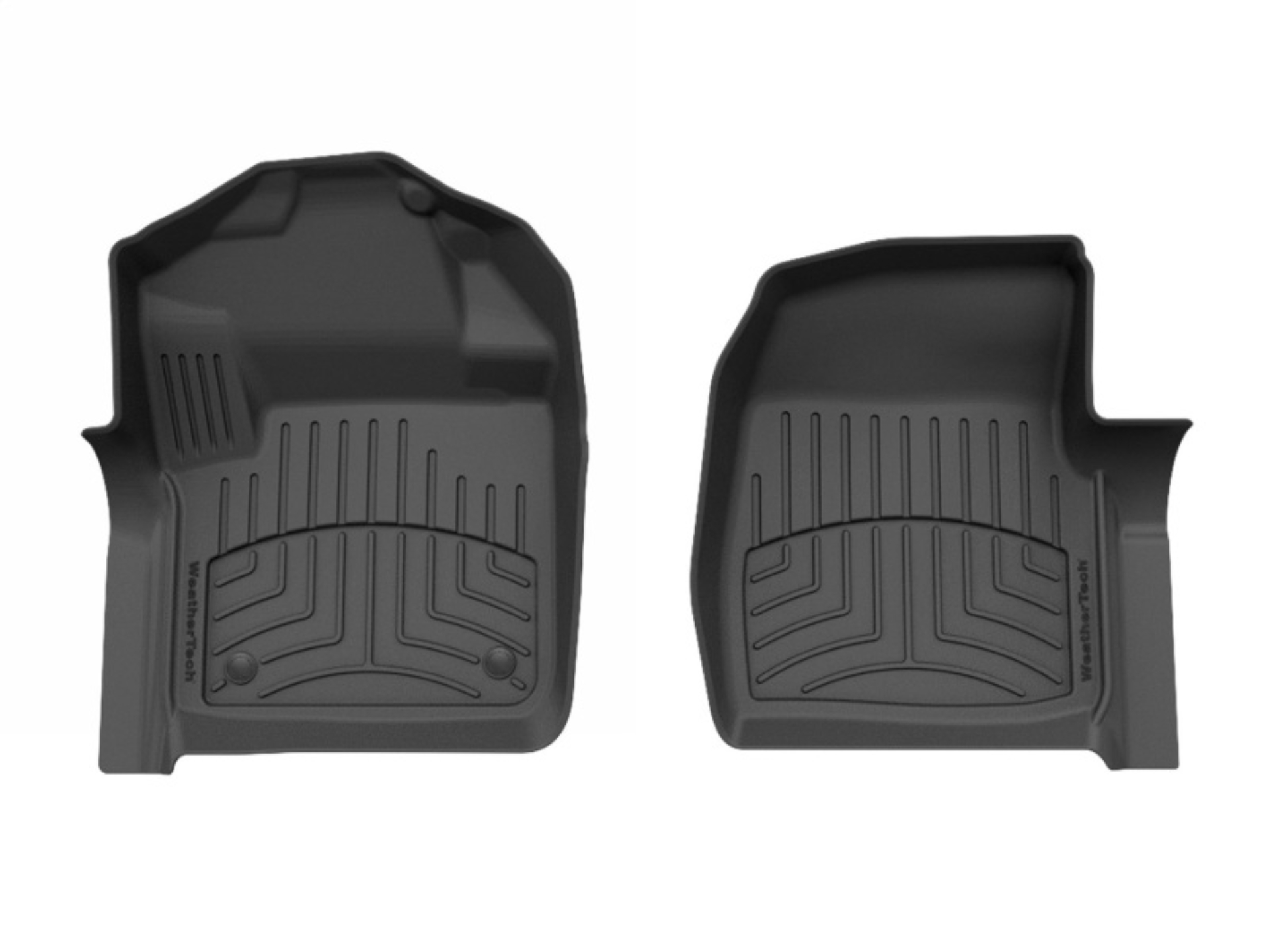 Picture of WeatherTech 17-19 Ford F250/F350/F450/F550 Reg. Cab Front FloorLiner HP - Black