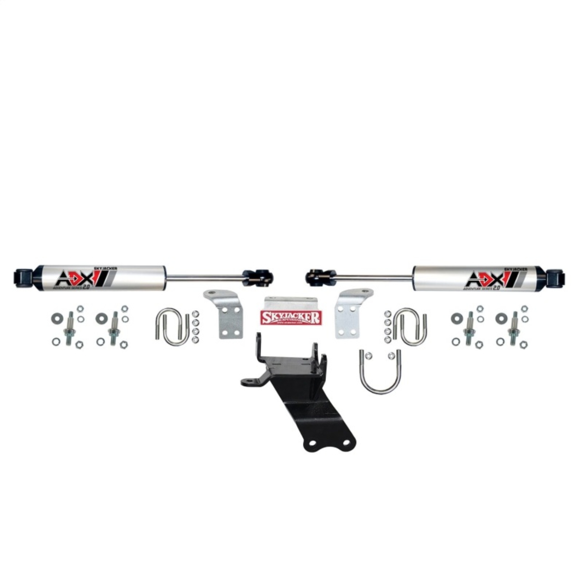 Picture of Skyjacker 18-24 Jeep Gladiator JL ADX 2.0 Dual Stabilizer Kit w/ CNC Machined Polished Alum.