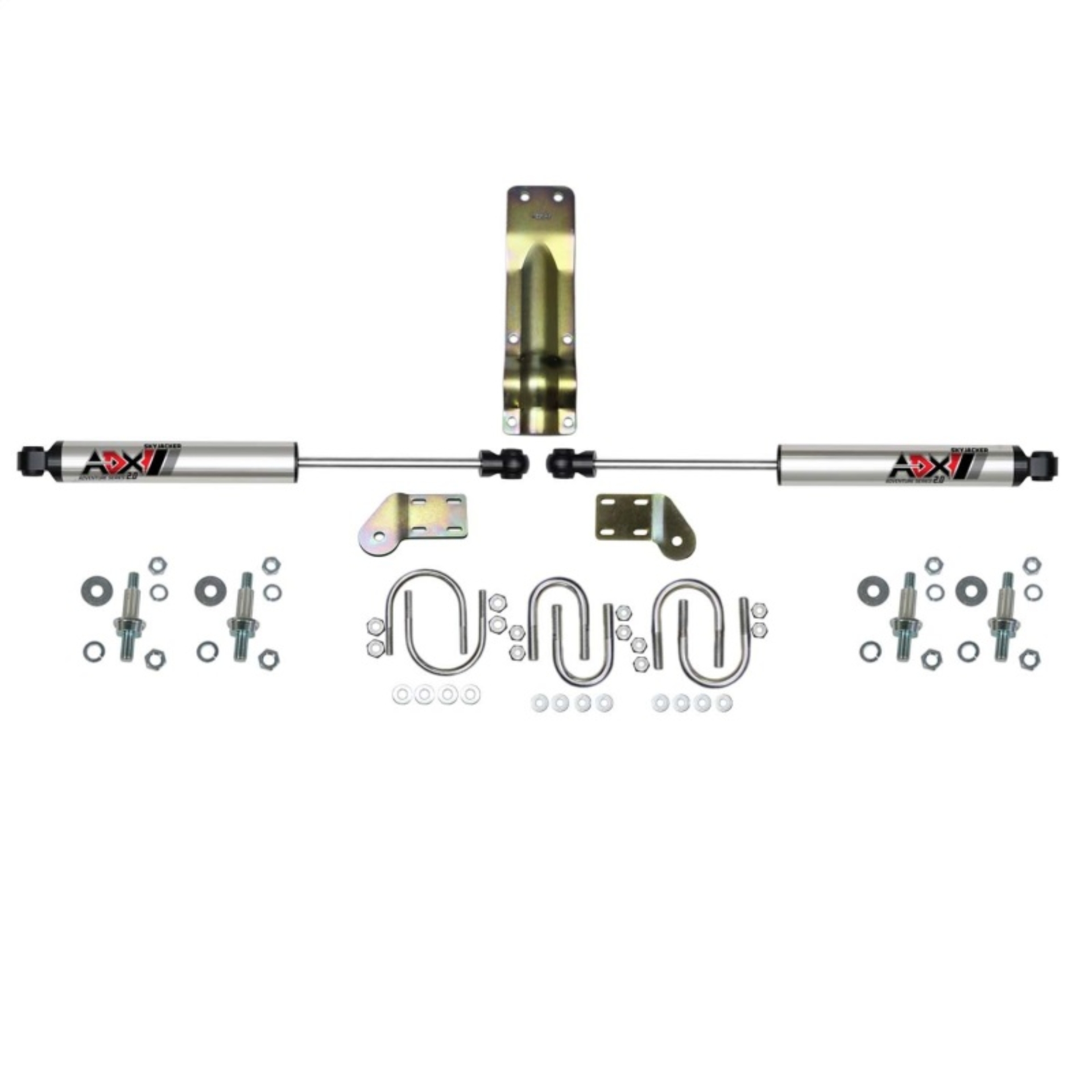 Picture of Skyjacker 98-02 Dodge Ram 2500/3500 ADX 2.0 Dual Stabilizer Kit w/ Polished Alum.