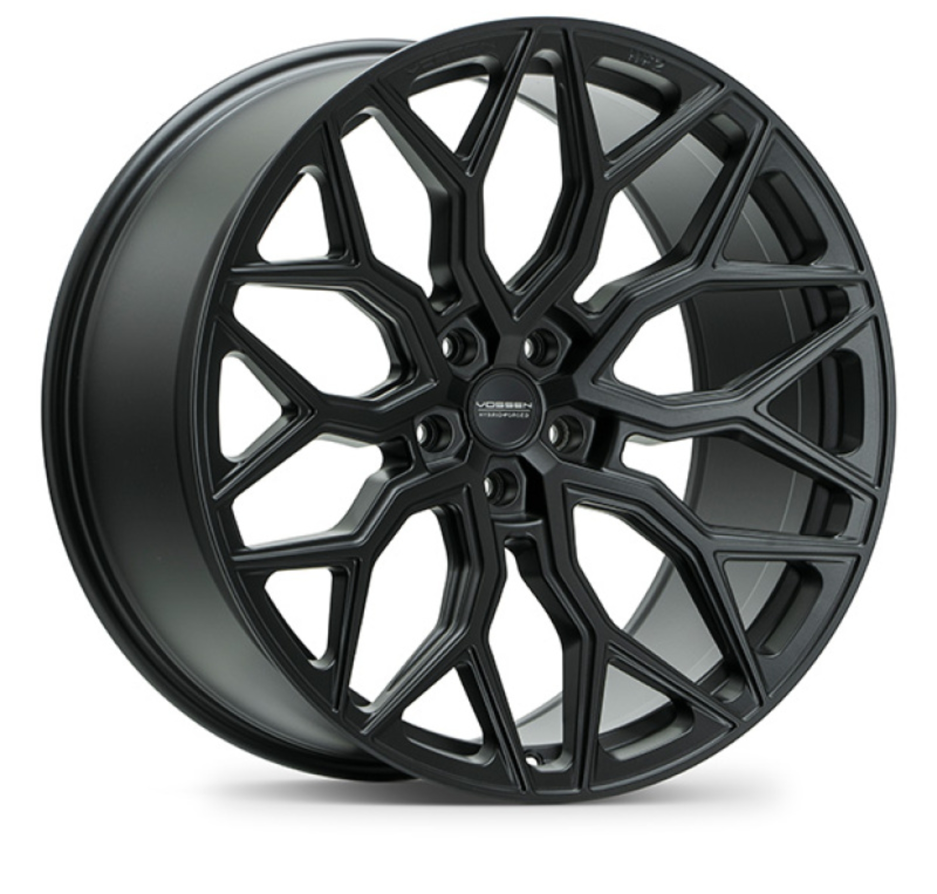 Picture of Vossen HF2 19x9.5 - ET15 - 5x112 - 66.56 - Deep - SB - Satin Black Wheel