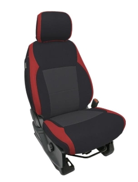 Picture of PRP 2021+ Ford 150/ 2023+ SuperDuty Front Seat Covers (Pair) - Red