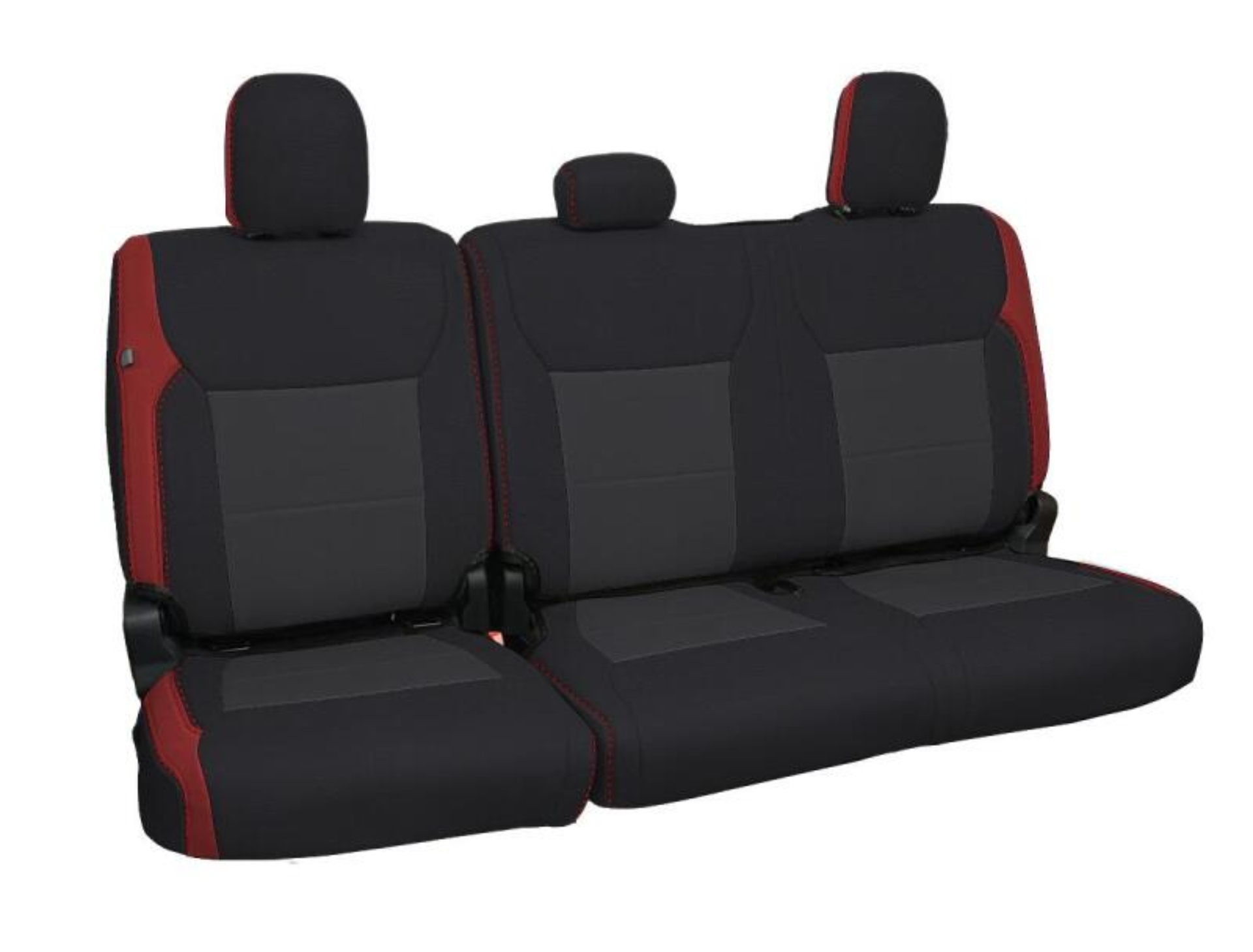 Picture of PRP 2021+ Ford 150/ 2023+ SuperDuty Rear Seat Covers (Pair) - Red