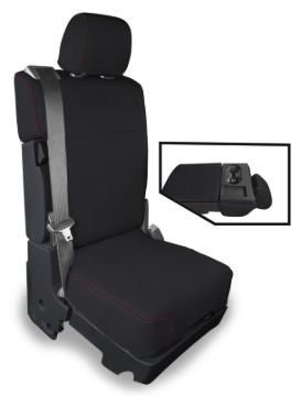 Picture of PRP 2015+ Ford F150 / 2017+ Super Duty Center Jump Seat Cover w/ Std. Console - Red