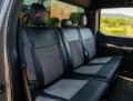 Picture of PRP 2021+ Ford 150/ 2023+ SuperDuty Rear Seat Covers (Pair) - Black w/ Red Stitch