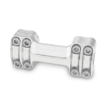 Picture of Burly Brand Reaper Riser Clamp 1-1/2in Tall for 1in Bar, One Piece - Chrome