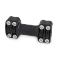 Picture of Burly Brand Reaper Riser Clamp 1-1/2in Tall for 1in Bar, One Piece - Texture Black