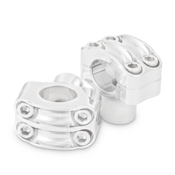 Picture of Burly Brand Reaper Riser Clamp 1-1/2in Tall for 1in Bar, Set - Chrome
