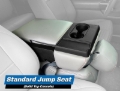 Picture of PRP 2015+ Ford F150 / 2017+ Super Duty Center Jump Seat Cover w/ Std. Console - Red