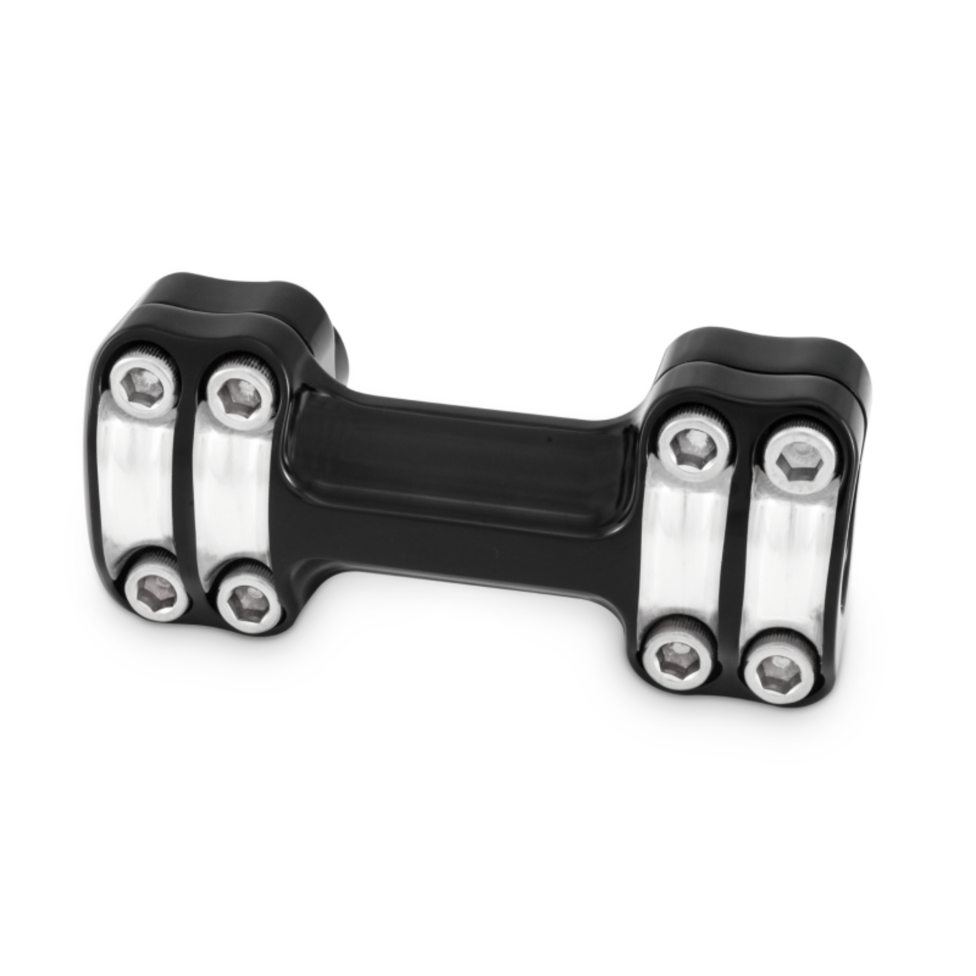 Picture of Burly Brand Reaper Riser Clamp 1-1/2in Tall for 1in Bar, One Piece - Black Machined
