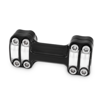 Picture of Burly Brand Reaper Riser Clamp 1-1/2in Tall for 1in Bar, One Piece - Black Machined
