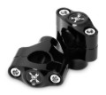 Picture of Burly Brand Hawk Riser Clamp for 1in Bar, Set - Black
