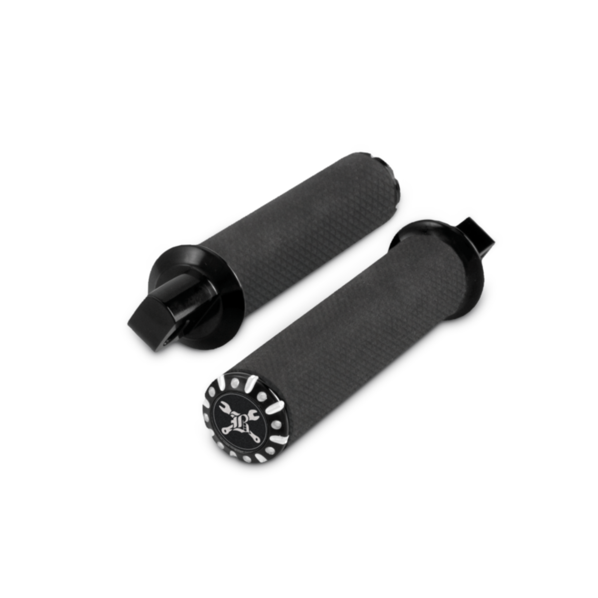 Picture of Burly Brand Universal Hawk Footpeg Set Billet - Black Machined