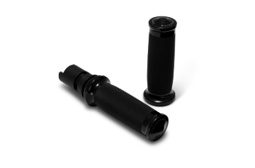 Picture of Performance Machine 24-25 Touring, 2025 Softail TBW Contour Handle Grip Set - Black