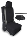 Picture of PRP 2015+ Ford F150 / 2017+ Super Duty Center Jump Seat Cover w/ Upper Console - Blue