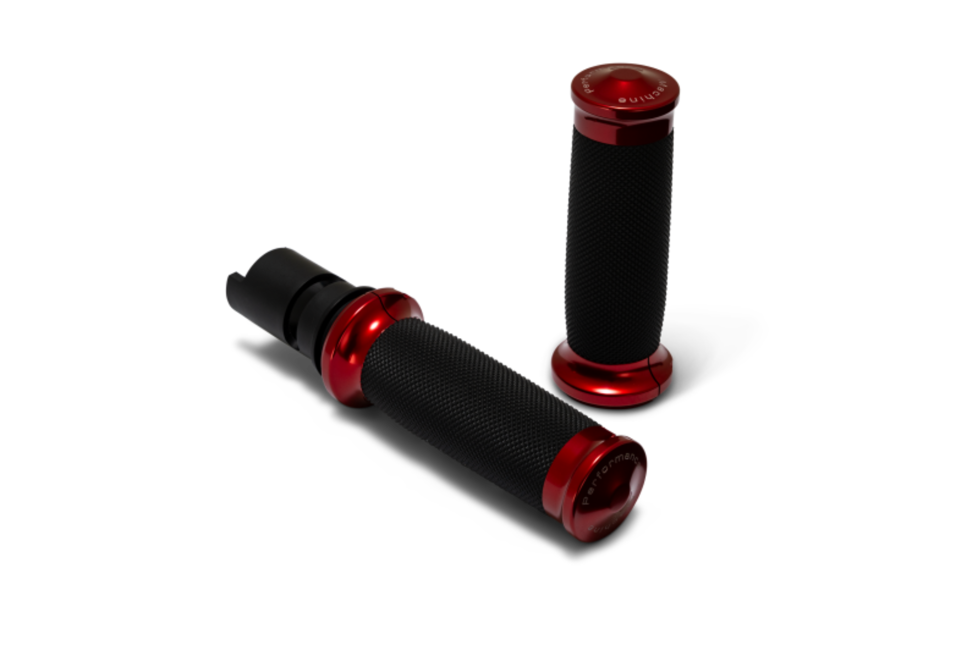 Picture of Performance Machine 24-25 Touring, 2025 Softail TBW Contour Handle Grip Set - Red