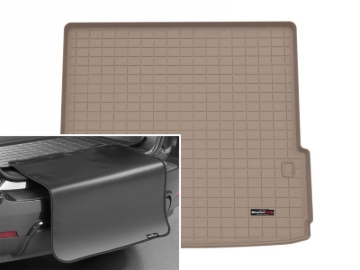 Picture of WeatherTech 2025 Infiniti QX80/Nissan Armada Cargo Liner w/Bumper Protector - Black
