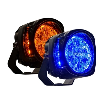 Picture of Nacho Lighting Quatro Chase - Amber/Blue (Pair)