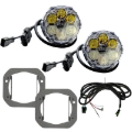 Picture of Nacho Lighting Jeep JL/JT SAE Combo White Plug N Play Fog Light Kit (1pc Bumper Kit)