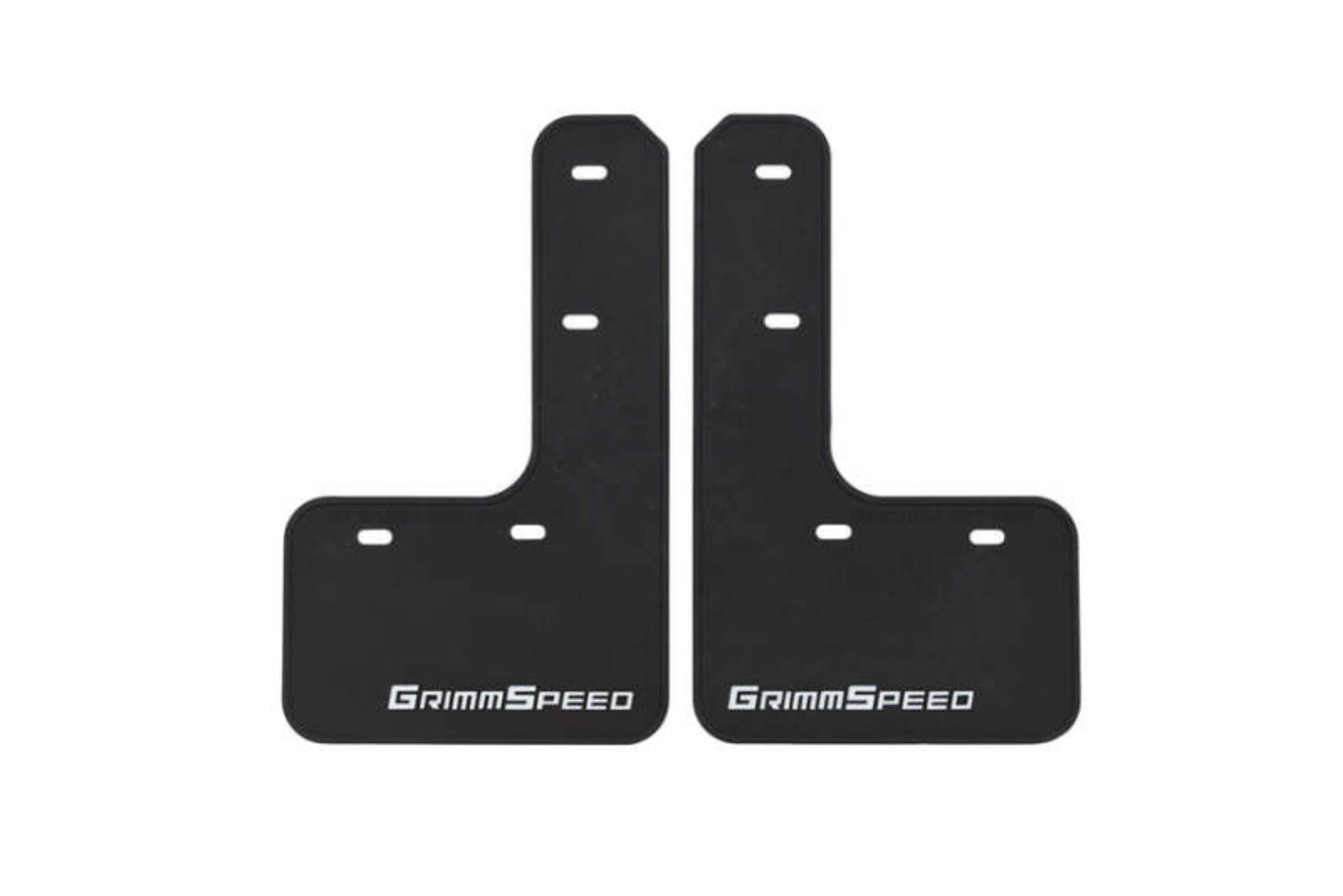 Picture of Grimmspeed 15-21 Subaru WRX/STI Mudflaps - Black w/ Red Lettering