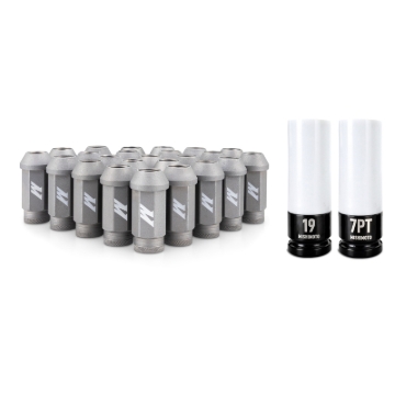 Picture of Mishimoto Steel Locking Lug Nuts M14x1.5 24pc Set Silver