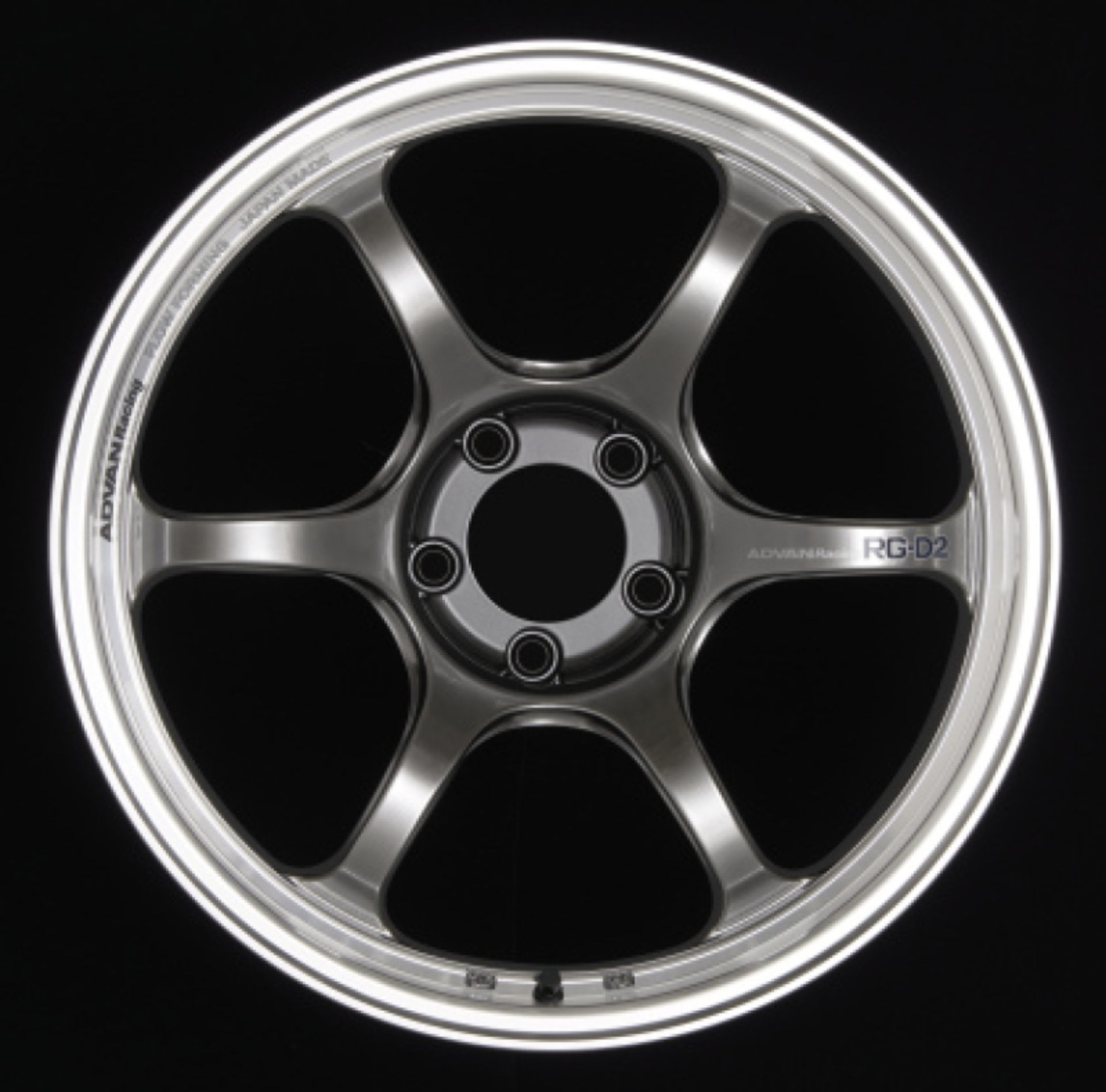 Picture of Advan RG-D2 18x9 +00 6x139.7 Machining and Racing Hyper Black Wheel