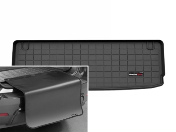 Picture of WeatherTech 2025 Infiniti QX80/Nissan Armada Cargo Liner w/Bumper Protector - Black