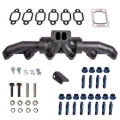Picture of ATS Diesel 98.5-02 5.9L Cummins T3 3-Piece Pulse Flow Exhaust Manifold Kit w/ Gaskets & Hardware
