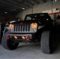 Picture of Oracle 07-17 Jeep Wrangler LED Fog Halo Kit - Amber