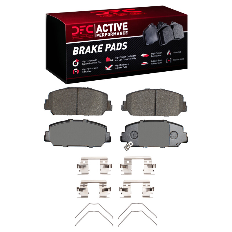 Picture of DFC 13-22 Acura ILX Front Active Performance Pads and Hardware Kit