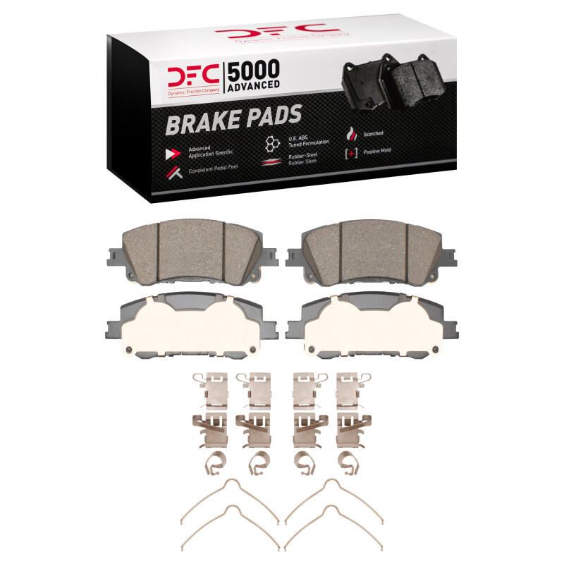 Picture of DFC 5000 Advanced Ceramic Brake Pads - 1551-2493-01