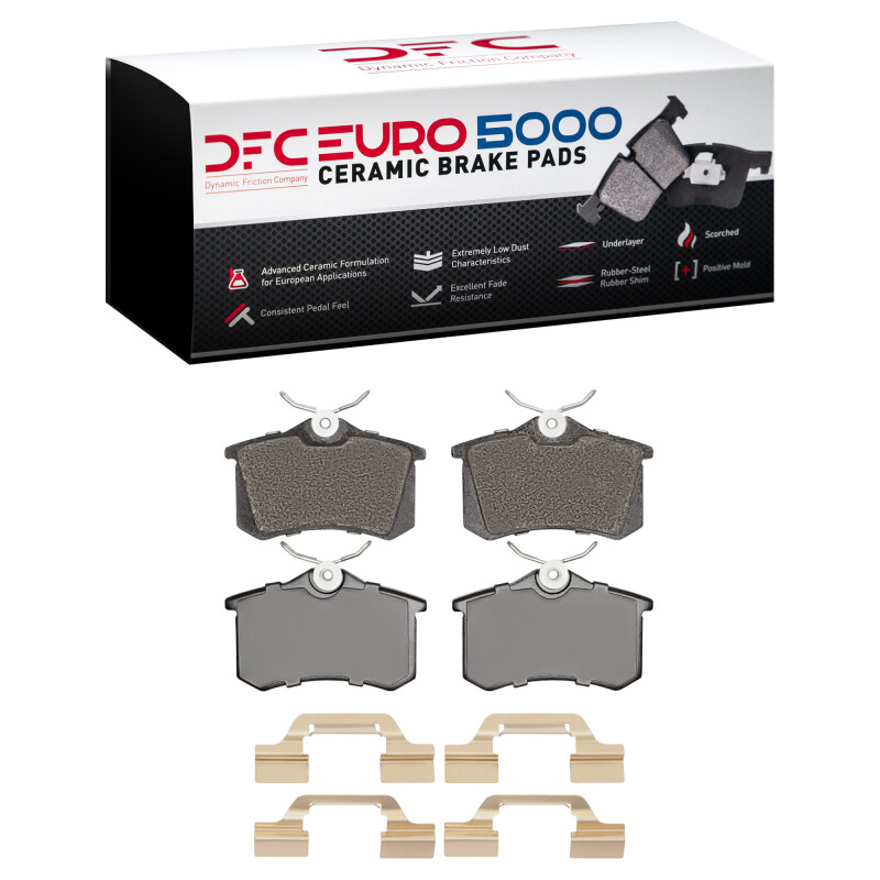 Picture of DFC Euro 5000 Ceramic Brake Pads - 1600-0340-04