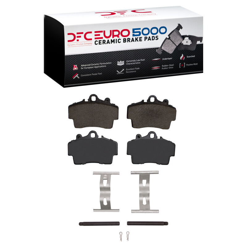 Picture of DFC Euro 5000 Ceramic Brake Pads - 1600-0737-01