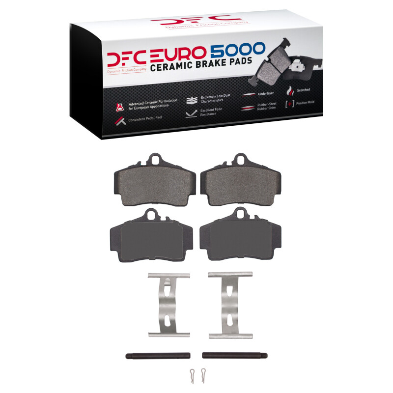 Picture of DFC Euro 5000 Ceramic Brake Pads - 1600-0738-01
