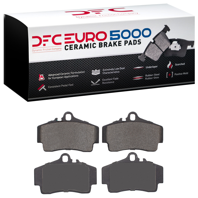 Picture of DFC Euro 5000 Ceramic Brake Pads - 1600-0738-00