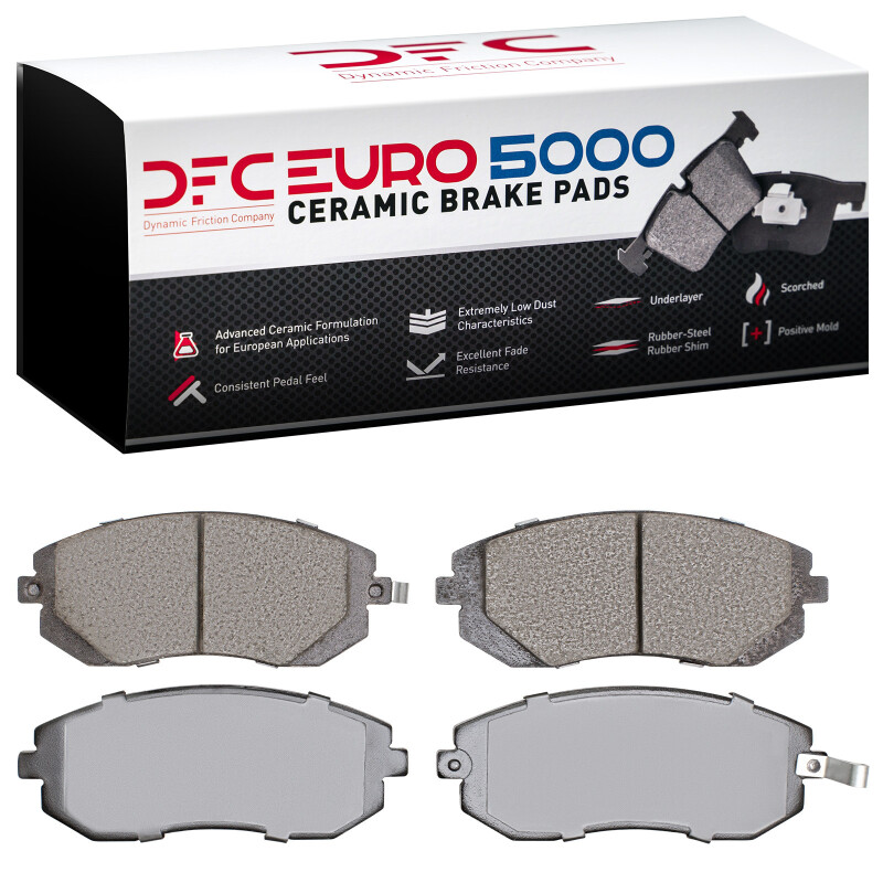 Picture of DFC Euro 5000 Ceramic Brake Pads - 1600-0929-00