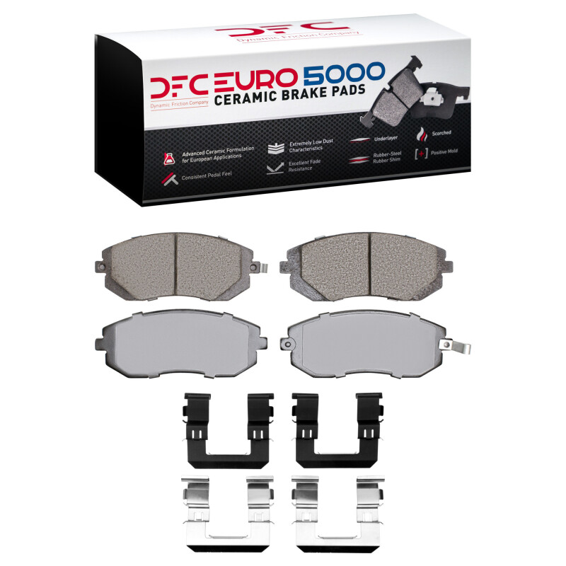 Picture of DFC Euro 5000 Ceramic Brake Pads - 1600-0929-01