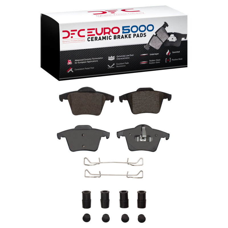 Picture of DFC Euro 5000 Ceramic Brake Pads - 1600-0980-01
