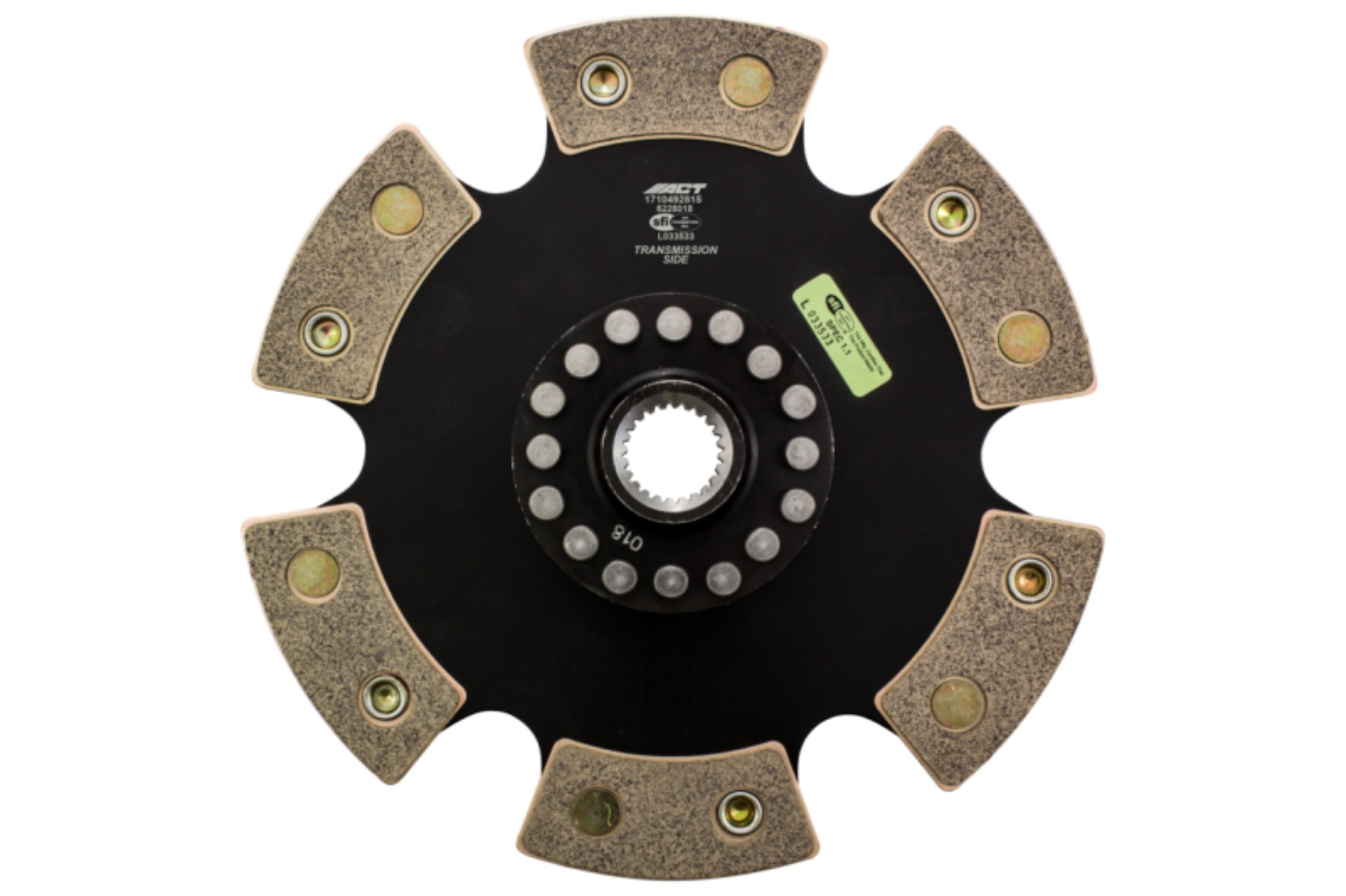 Picture of ACT 6 Pad Rigid Race Clutch Disc